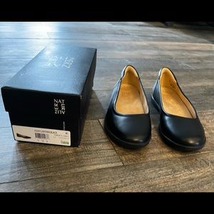 Naturalizer Flexy Leather Black Ballet Women’s Flats